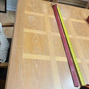 Coach Red Leather Belt